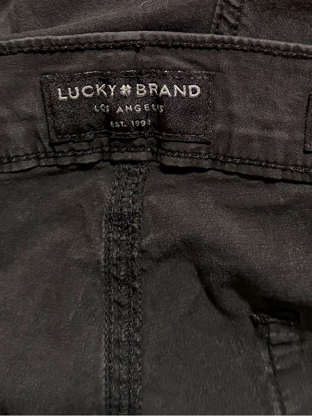 Lucky Brand The Cargo Black Straight Pants - Picture 6 of 8
